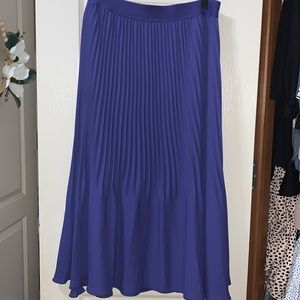 J. Crew Accordion Midi Skirt